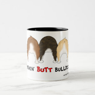 Nothin' Butt Bulldogs Tweekleurige Koffiemok