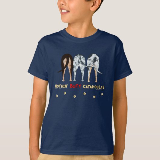 Nothin' Butt Catahoulas T-shirt (Voorkant)
