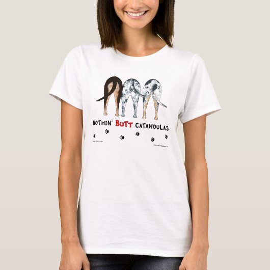 Nothin' Butt Catahoulas T-shirt (Voorkant)