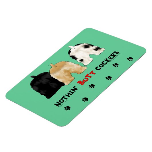Nothin' Butt Cockers Magneet (Linkerzijde)