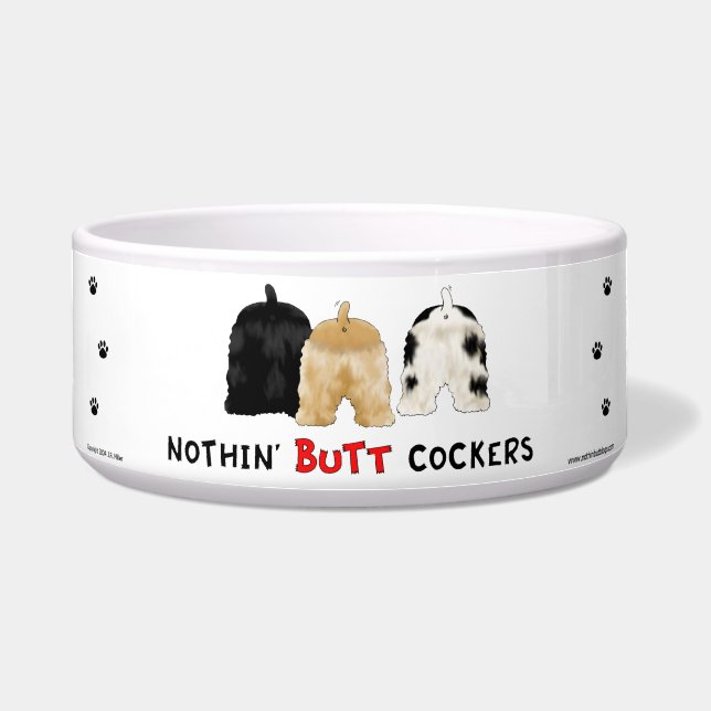 Nothin Butt Cockers Voerbakje (Voorkant)