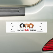Nothin' Butt Corgis Bumpersticker (Op auto)