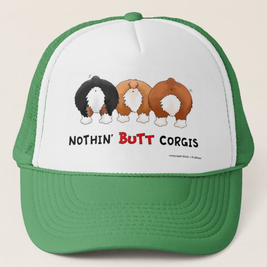 Nothin' Butt Corgis Trucker Pet (Voorkant)
