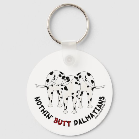 Nothin' Butt Dalmatians Sleutelhanger (Voorkant)