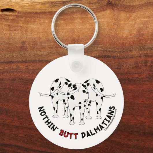 Nothin' Butt Dalmatians Sleutelhanger (Voorkant)