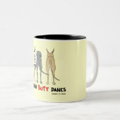 Nothin' Butt Danes Tweekleurige Koffiemok (Voorkant rechts)