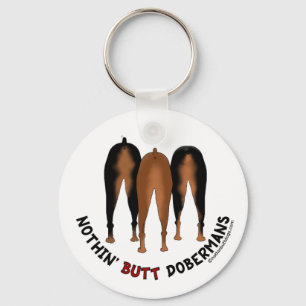 Nothin' Butt Dobermans Sleutelhanger