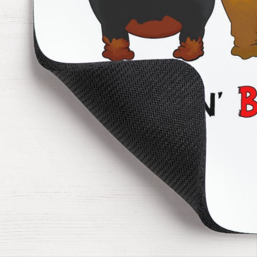 Nothin' Butt Doxies Mousepad Muismat (Hoek)