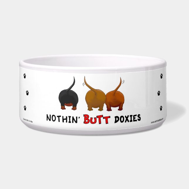 Nothin Butt Doxies Voerbakje (Voorkant)