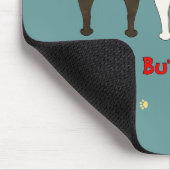 Nothin' Butt Frenchies Mousepad Muismat (Hoek)