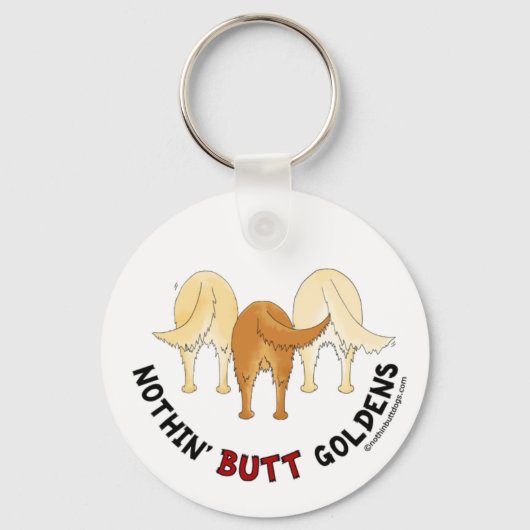 Nothin' Butt Goldens Sleutelhanger (Voorkant)