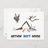 Nothin' Butt Goose Briefkaart (Voorkant / Achterkant)