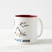 Nothin' Butt Goose Tweekleurige Koffiemok (Voorkant rechts)