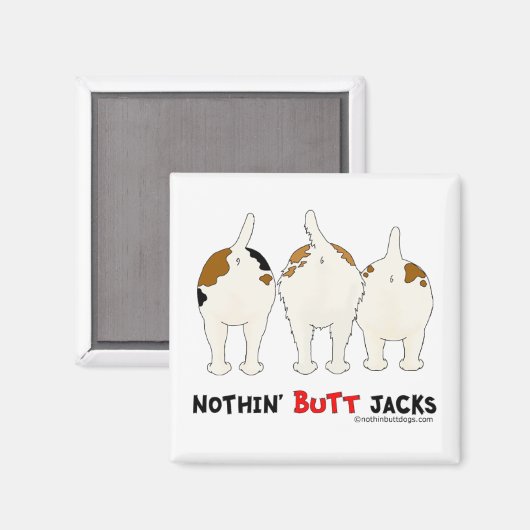 Nothin' Butt Jacks Magneet (Voorkant / Achterkant)