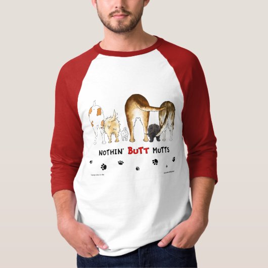 Nothin' Butt Mutts T-shirt (Voorkant)