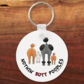 Nothin' Butt Poodles Sleutelhanger (Voorkant)