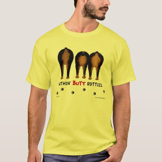 Nothin' Butt Roteert Light Shirt (Voorkant)