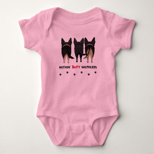 Nothin' Butt Shepherds Romper (Voorkant)