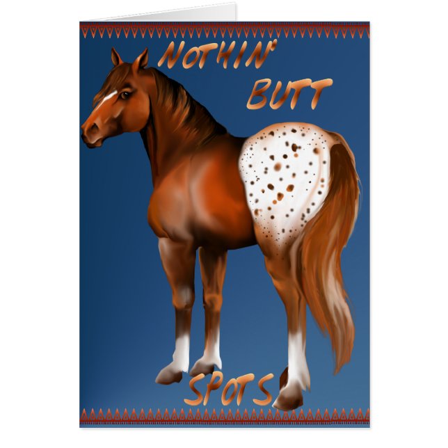 Nothin' Butt Spots Card (Voorkant)