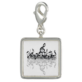 Nothin', maar Treble Black Muzieknoten Charm