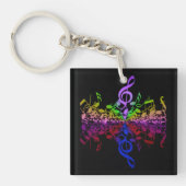 Nothin', maar verteerbaar-dubbelzijdig regenboogSl Sleutelhanger (Voorkant)