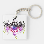 Nothin', maar verteerbaar-dubbelzijdig regenboogSl Sleutelhanger (Achterkant)