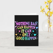 Nothing Bad Can Happen It Can Only Good Happen Hop Kaart (Gele Bloem)