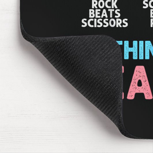 Nothing Beats Reading Funny Rock Paper Scissors  Muismat (Hoek)