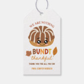 Nothing Bundt Dankbare Herfst Bundt Cake Cadeaubij Cadeaulabel (Voorkant)