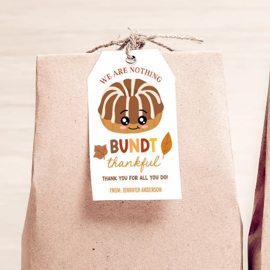 Nothing Bundt Dankbare Herfst Bundt Cake Cadeaubij Cadeaulabel
