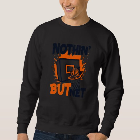 Nothing But Net Pro Player Professioneel Basketbal Trui (Voorkant)