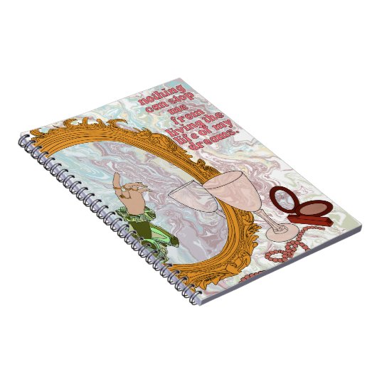 NOTHING CAN STOP ME... NOTEBOOK NOTITIEBOEK (Rechterzijde)