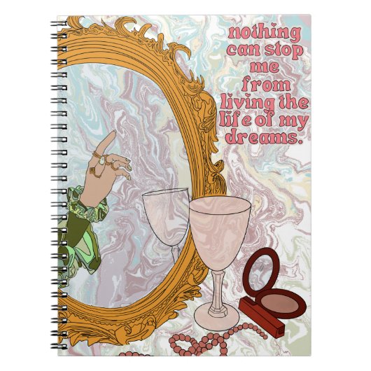 NOTHING CAN STOP ME... NOTEBOOK  NOTITIEBOEK (Voorkant)