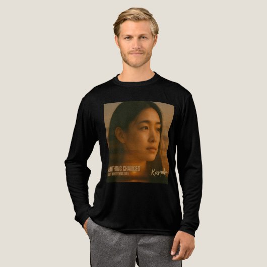 Nothing Changed - Langarmshirt Herren Tri-Blend Shirt (Voorkant)