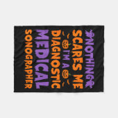Nothing Es Me I'm A Diagnostic Medical Sonographer Fleece Deken (Voorkant (Horizontaal))