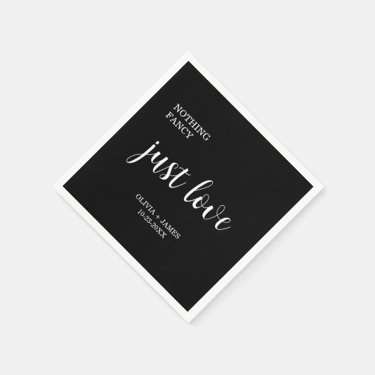 Nothing Fancy Just Love Black Wedding   Servet (Hoek)