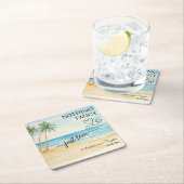 Nothing Fancy Just Love Elegant Wedding Kartonnen Onderzetters (Insitu)