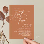 Nothing Fancy, Just Love, Romantic Wedding Dinner Kaart<br><div class="desc">Celebrate your love story with this elegant minimalist wedding invitation, designed with a refined sans font paired with delicate romantic elegant handwritten script. Perfect for couples who love modern romance, soft neutrals, and timeless typography, "Nothing Fancy, Just Love". Perfect for couples extending their joyous occasion, this invitation exudes sophistication with...</div>