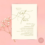 Nothing Fancy, Just Love, Romantic Wedding Dinner Kaart<br><div class="desc">Celebrate your love story with this elegant minimalist wedding invitation, designed with a refined sans font paired with delicate romantic elegant handwritten script. Perfect for couples who love modern romance, soft neutrals, and timeless typography, "Nothing Fancy, Just Love". Perfect for couples extending their joyous occasion, this invitation exudes sophistication with...</div>