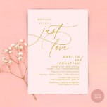 Nothing Fancy, Just Love, Romantic Wedding Dinner Kaart<br><div class="desc">Celebrate your love story with this elegant minimalist wedding invitation, designed with a refined sans font paired with delicate romantic elegant handwritten script. Perfect for couples who love modern romance, soft neutrals, and timeless typography, "Nothing Fancy, Just Love". Perfect for couples extending their joyous occasion, this invitation exudes sophistication with...</div>