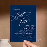 Nothing Fancy, Just Love, Romantic Wedding Dinner Kaart<br><div class="desc">Celebrate your love story with this elegant minimalist wedding invitation, designed with a refined sans font paired with delicate romantic elegant handwritten script. Perfect for couples who love modern romance, soft neutrals, and timeless typography, "Nothing Fancy, Just Love". Perfect for couples extending their joyous occasion, this invitation exudes sophistication with...</div>
