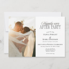 Nothing Fancy Just Love Wedding Invitation Kaart