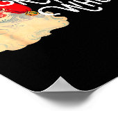 Nothing For You Whorre Funny Santa Claus Christmas Poster (Hoek)