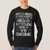 Nothing is impossible with a right attitude and a  t-shirt (Voorkant)