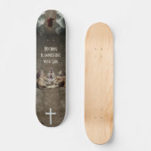 Nothing is Impossible with God Persoonlijk Skateboard (Voorkant)