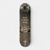 Nothing is Impossible with God Persoonlijk Skateboard (Voorkant)
