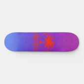 Nothing Personal Blauw en Paars Verloop Persoonlijk Skateboard (Horizontaal)