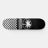 Nothing Personal Checker Dipped Skateboard (Horizontaal)