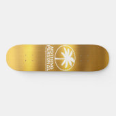 Nothing Personal Gold Deck Persoonlijk Skateboard (Horizontaal)