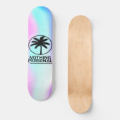 Nothing Personal Holografisch Skateboard (Voorkant)